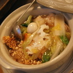 中国料理 盤古殿 新横浜プリンスホテル店 - 海の幸のおこげ（１，２８０円＋税）２０１５年１２月