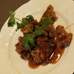 中国料理 盤古殿 - 中国東北地方独特の黒酢で炒めた酢豚（１，０８０円＋税）２０１５年１２月