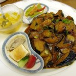 中国料理 桃仙 - 日替わりメインのマーボー茄子