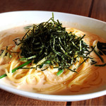 トラットリア ノラ･クチーナ 豊栄本店 - 豊栄産ほうれん草と辛子明太子のクリームパスタ