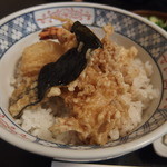 Iwase - エビ・たまねぎ＆海苔、イカの天丼