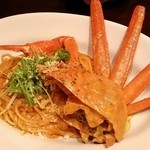 カモメ - ズワイガニのトマトクリームスパ