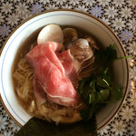 中華そば 四つ葉 - 蛤そば、850円