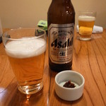 吾妻橋 やぶそば - ビール小瓶