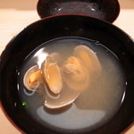 日本橋蛎殻町 すぎた - お椀（浅利）