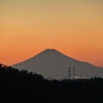 ブルスト - 東京ドイツ村からの夕暮れの富士山です