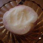 焼肉 明月館 - 桃のシャーベット