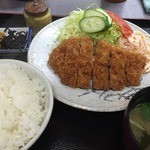 Tonkatsu Hourai - ♪ロースカツ定食　¥730
                        