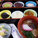 夢乃風 - 藤原三代お餅膳（1000円）