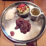 2015.12.5。マトンステーキ150g 530円。