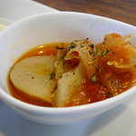 麻こころ茶屋 - ジャガイモと玉ねぎのラタトゥーユ