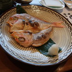 海里村上 - 朝食②自家製 鯛の干物