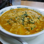 日高屋 - 冬期限定のチゲ味噌ラーメン（５９０円）