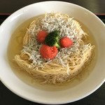 Ibono Itoi Ori - 明太子とシラスの入ったあんかけそうめん（揚げ麺）