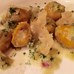 マンマルイーザステーブル - 主人が頂いたニョッキ。中にチーズが！