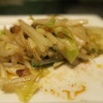 ニューオークラ - 野菜も炒めて