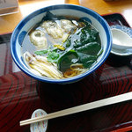 蕎麦 蓬 - 牡蠣蕎麦 二八 1400円