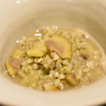 季より - 栗と蕎麦の実、西京味噌を使ったおじや