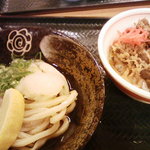 はなまるうどん - 牛丼セット