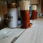 まぐろどんぶり瀬川 - カウンター上