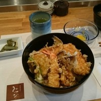神田明神下 みやび 本店 - みやび天丼 1000円