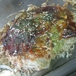 Okonomiyaki Popai - お好み焼き そば入り480円税込  出来あがり