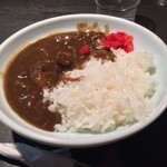 すみれ - 平日限定、味噌ラーメソラソチ、今日はラーメソ屋さんのカレーを選択。辛さ控えめ。ラーメソの出汁を使っているとのこと。イイね！  