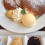 セルフィユ軽井沢カフェ - パンケーキもう美味しいです。