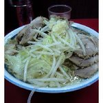 ラーメン二郎 目黒店 - 小豚ダブル/野菜/ニンニク