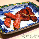 西麻布けんしろう - 黒毛和牛の赤身タレ肉二種盛り