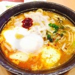 ガスト - 広島産牡蠣の辛口チゲ（半玉うどん入り）