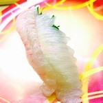 元禄寿司 - H27.12　ヒラメのエンガワ