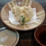 蕎麦と料理　ら - 【H27.12.6】こち天ぷら９００円。