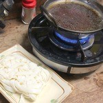 豊田屋 - 〆の麺。うどん？きしめん？