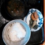 露庵温味 - お釜焚き、多気のお米と料理長手造りの香の物