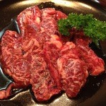 紅梅園 - H.27.8.6.昼 上ハラミ @1,300円×2人前