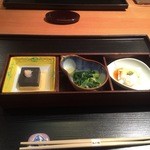 日本料理 花山椒 - 季節の三種盛り