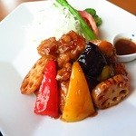 Ootoya - 鶏と野菜の黒酢あん