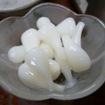 谷中 鳥よし - 塩らっきょ350円