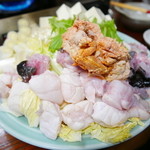 谷中 鳥よし - あん肝鍋の具材、これで2人前！2500円×2