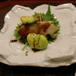 帰燕 - 蒸し鮑とえんどう豆（妻）