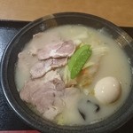 幸来 - 白菜ラーメン＋煮たまご＋チャーシュー 