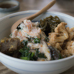 蕎麦 ふじおか - 野菜いろいろ