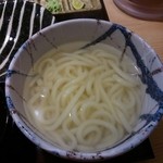 讃岐うどん あ季 - □本日の日替り(ロールキャベツ+釜揚げ)　980円(内税)□の釜揚げ。