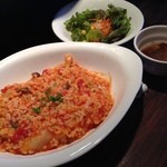 サッチモ - H.27.12.8.昼 ランチ 野菜たっぷりトマトリゾット 780円