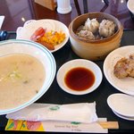 広東名菜 龍宮 - 中華粥朝食セット＠広東名菜 龍宮 