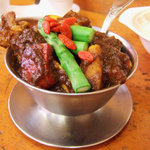 トマト - チキンカレー(1680円)+野菜入り