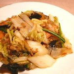 青苑 - 豚肉と野菜のオイスターソース炒め
