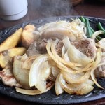 シュラスコレストラン ブッチャーズ・グリル - しょうが焼きランチ