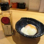 讃岐うどん あ季 - 燻製醤油のボトルが小さくなりました。